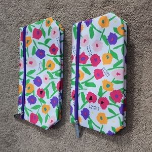 SOLD Clinique Floral Makeup Bag